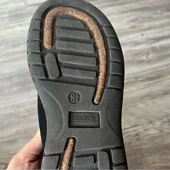 PREDICTIONS Womens Leather Collection Suede Mocs Slip On Loafers Clogs - Picture 11 of 11